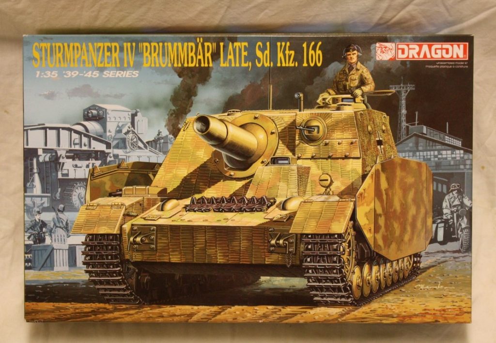 Sturmpanzer IV Brummbär late Sd Kfz 166 WW2 Militaria Scale models Books etc